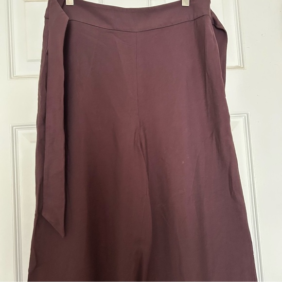 LEITH Tie Waist Wide Leg Crop Pant - Picture 4 of 6